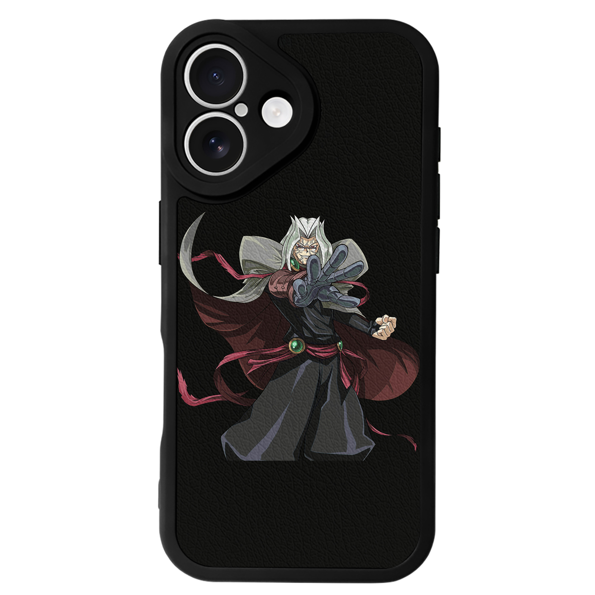（画像用） 遊☆戯☆王 Yu-Gi-Oh! 【iPhone 16シリーズ対応】シリコンスマホケース（レザー調） 材質：シリコン